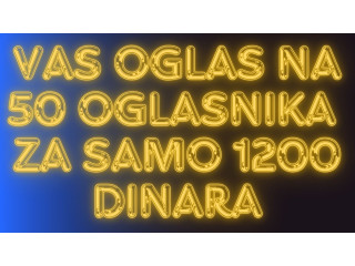 Usluzno postavljamo oglase umesto vas