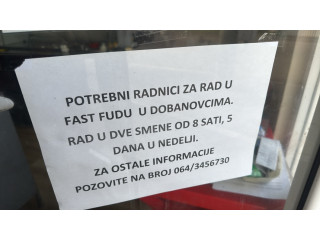 Potrebni radnici u fast fudu